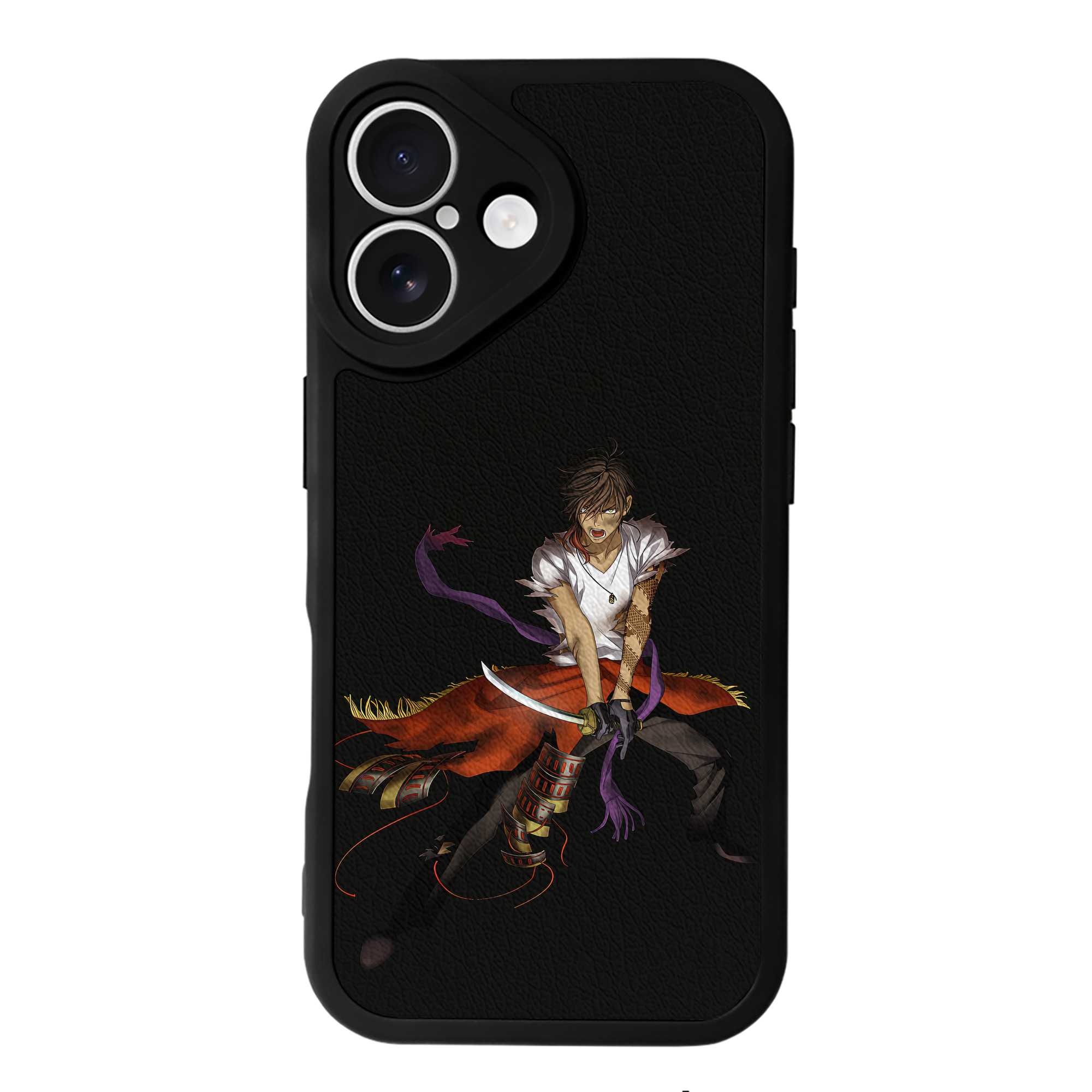 （画像用） 刀剣乱舞 Touken Ranbu 【iPhone 16シリーズ対応】シリコンスマホケース（レザー調） 材質：シリコン